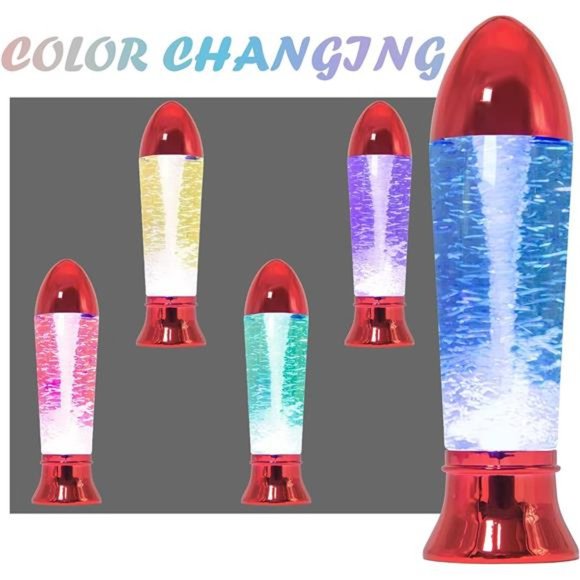 Tornado Lamp 10.5" Cool Kids Toy LED Color Changing,Tornado Maker Kid Safe Toy - Picture 2 of 6